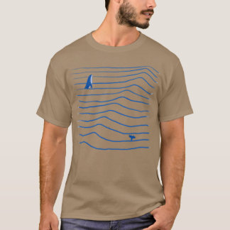 T-shirt vagues de baleine