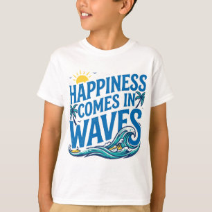 T-SHIRT VAGUES DE BONHEUR 