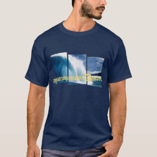 T-shirt Vagues de canalisation surfant le graphique