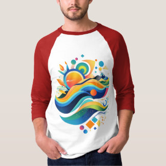 T-shirt Vagues de vie