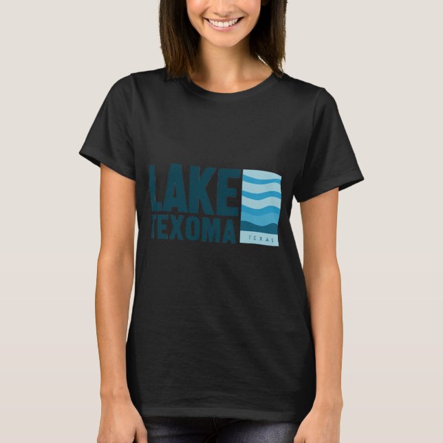 T-shirt Vagues du lac Texoma (Devant)