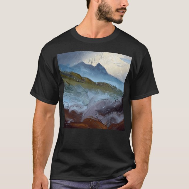 T-shirt Vagues longues (Devant)
