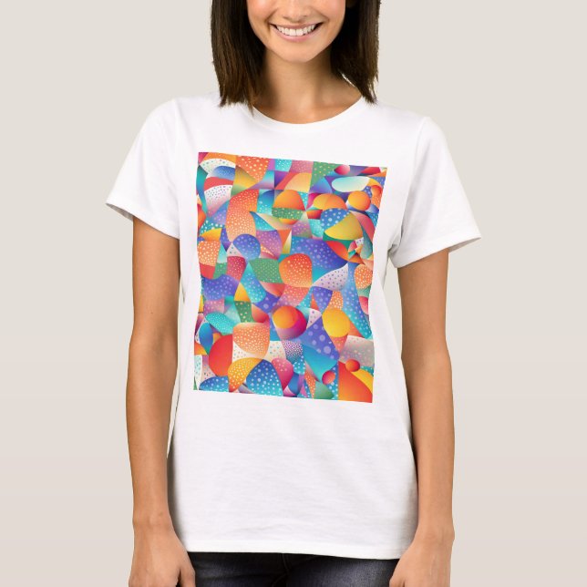 T-shirt Vagues océaniques du coucher du soleil (Devant)