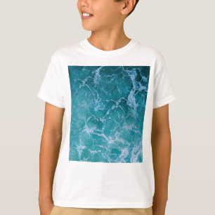 T-shirt Vagues profondes de l'océan bleu