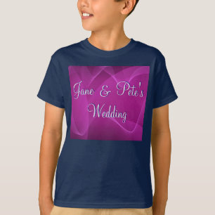 T-shirt Vagues violettes