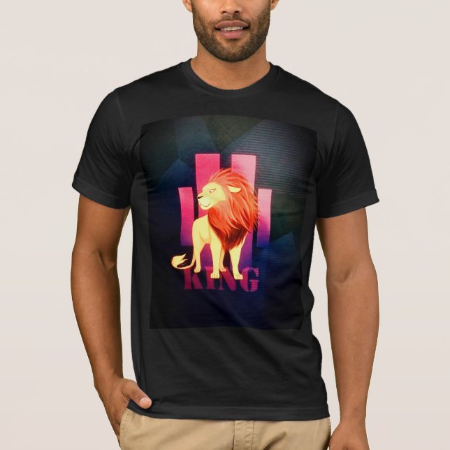 T-shirt VaguesOcéaniques roi lion(unique) (Devant)