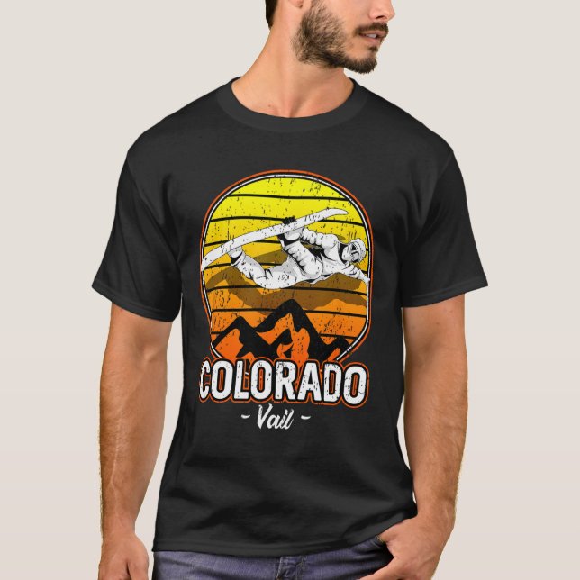 T-shirt Vail Colorado (Devant)