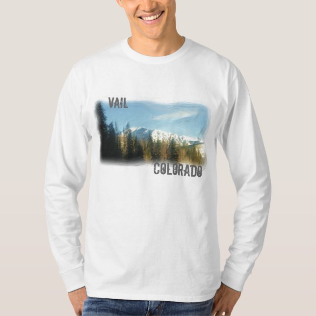 T-shirt Vail Colorado chemise (Devant)