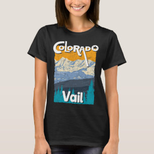 T-shirt Vail Colorado Mountain State Rocky Mountains Tee S
