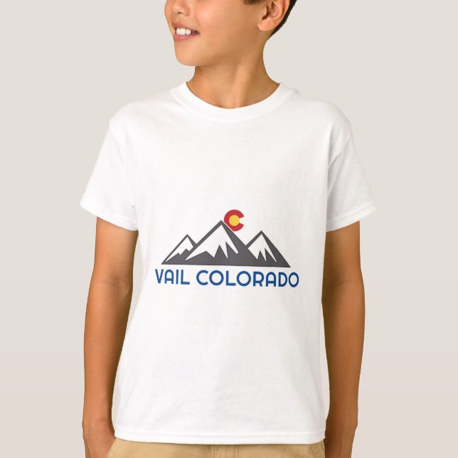 T-shirt Vail, Colorado Rocheuses  (Devant)