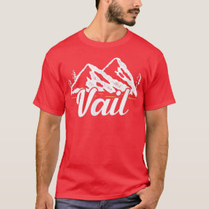 T-shirt Vail Colorado Ski de montagne Ski Snowboard