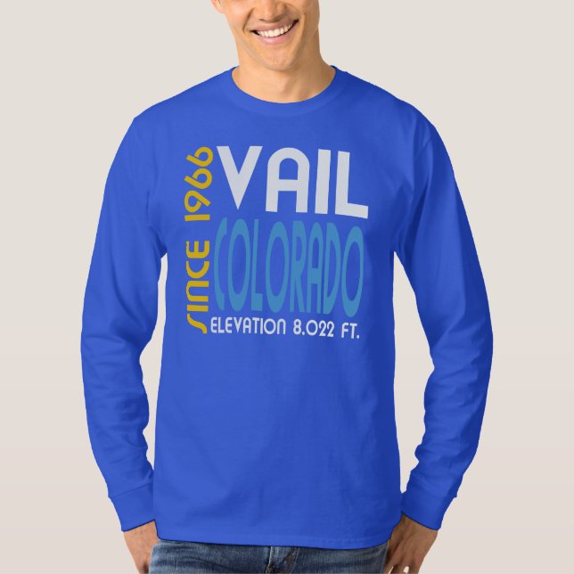 T-shirt Vail, le Colorado (Devant)