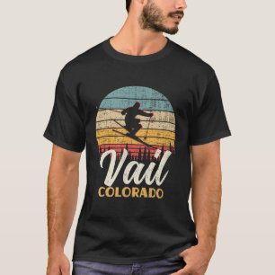 T-shirt Vail Ski Colorado Ski de montagne Vintage