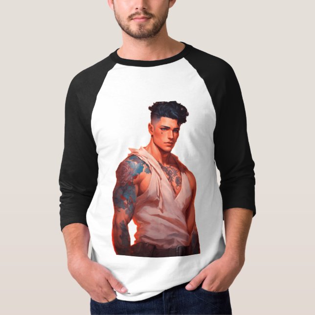 T-shirt Vaillance ukrainienne encrée : Poche militaire mod (Devant)