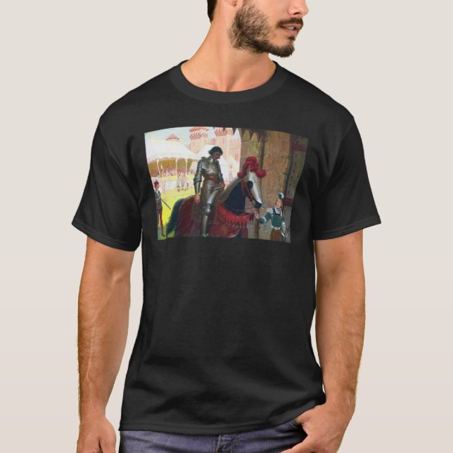 T-shirt Vaincu, par Edmund Blair Leighton (Devant)