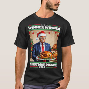 T-shirt Vainqueur de Trump Dîner de Noël à