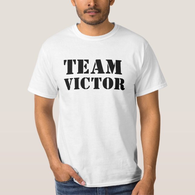 T-shirt vainqueur d'équipe (Devant)