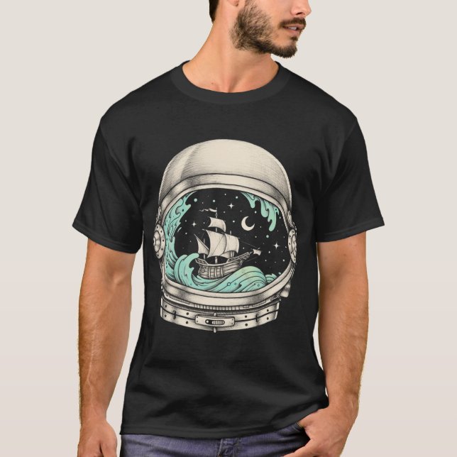 T-shirt Vaisseau spatial (Devant)