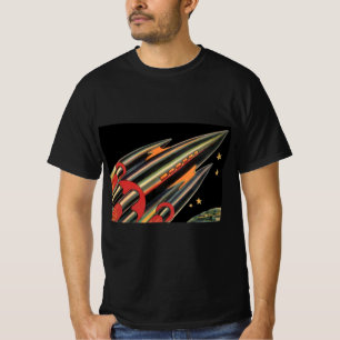 T-shirt Vaisseau spatial de science-fiction vintage par Sp