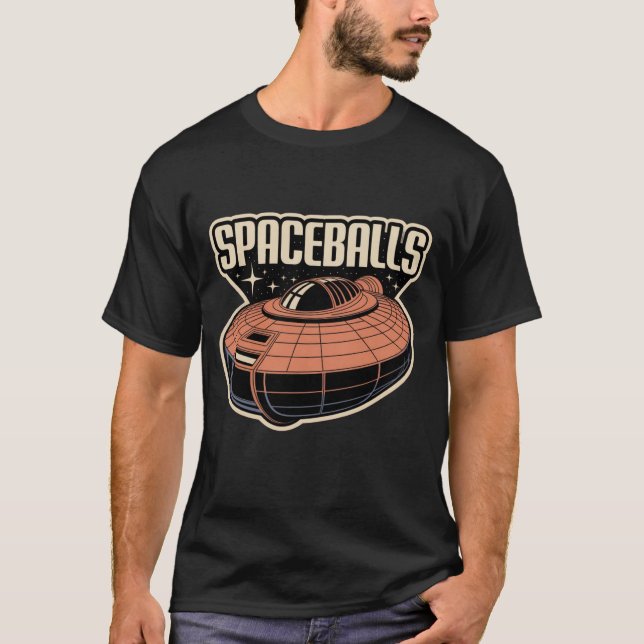T-shirt Vaisseau spatial rétro SPACEBALLS (Devant)