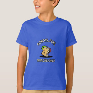 T-shirt Vaisselle à l'école pour le déjeuner seulement tsh