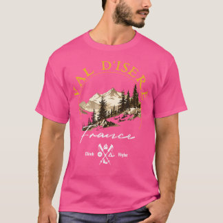 T-shirt Val D'Isere Retro Vêtements Vintages - Val D'Isere