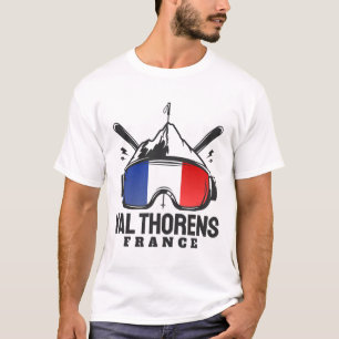 T-shirt Val Thorens France Station de Ski Ski Retro