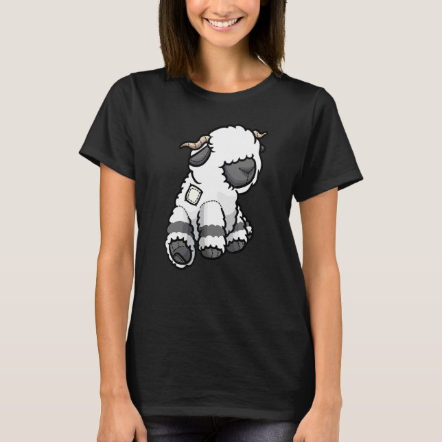 T-shirt Valais Blaccusé Moutons farcis Design animal (Devant)
