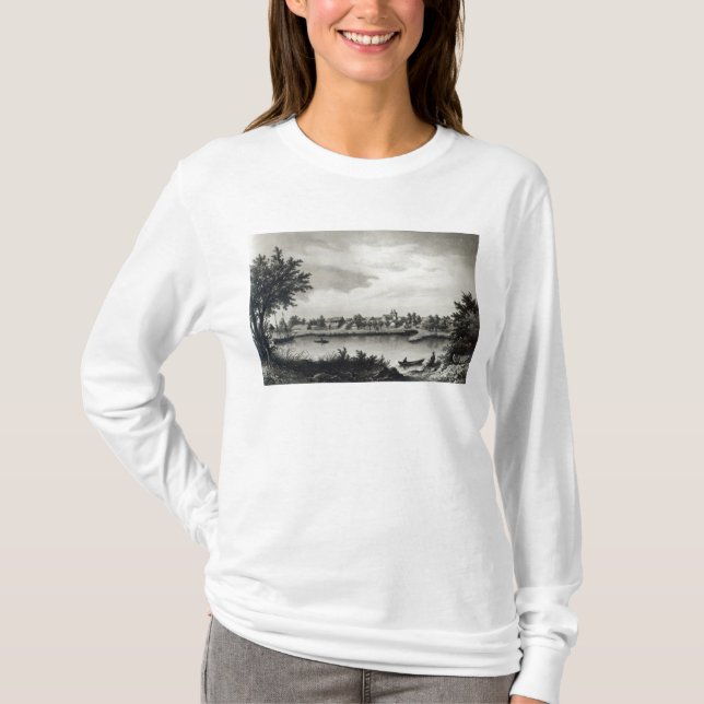 T-shirt Valdivia, 'de l'histoire de Chile'engraved (Devant)