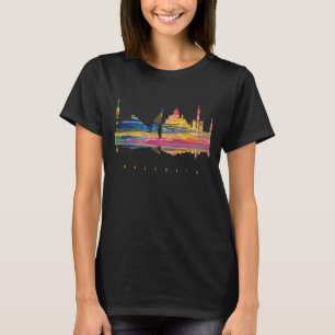 T-shirt Valence Espagne Moderne Vibrant Chemise de Voyage