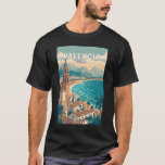 T-shirt Valencia Espagne Illustration Voyage Art Vintage<br><div class="desc">Conception de déplacement vectoriel rétro Valencia. De la Cité futuriste des Arts et des Sciences aux rues animées de la Vieille Ville,  Valence offre un mélange passionnant de culture,  de cuisine et de beauté balnéaire.</div>