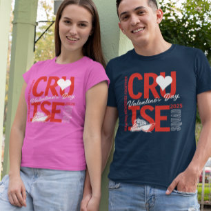 T-shirt Valenine's Day Cruise Squad année sur mesure