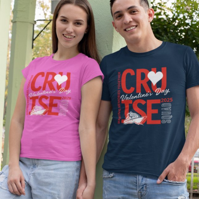 T-shirt Valenine's Day Cruise Squad année sur mesure (Créateur téléchargé)
