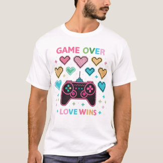 T-shirt Valentine Arcade Retro