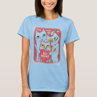 T-shirt Valentine Cats