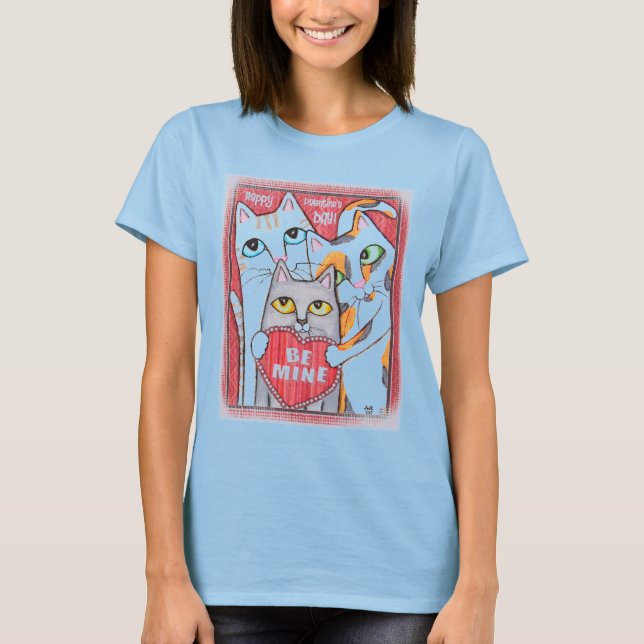 T-shirt Valentine Cats (Devant)