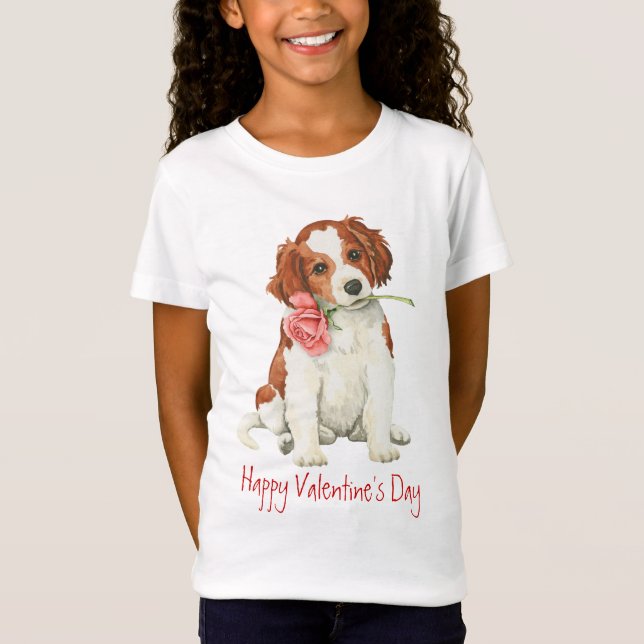 T-Shirt Valentine Kooiker rose (Devant)