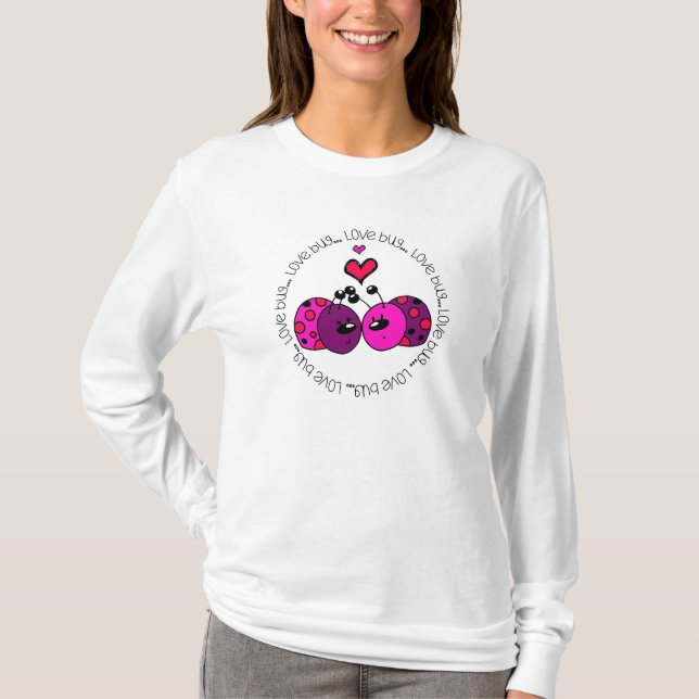 T-shirt Valentine Love Bug (Devant)