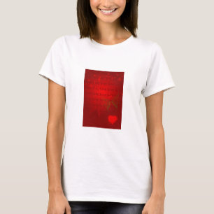 T-shirt Valentine Red Hearts