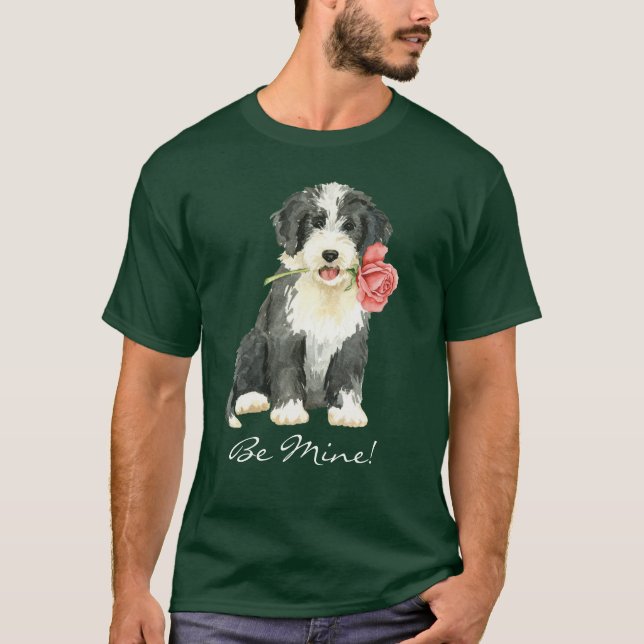 T-shirt Valentine Rose Beardie (Devant)