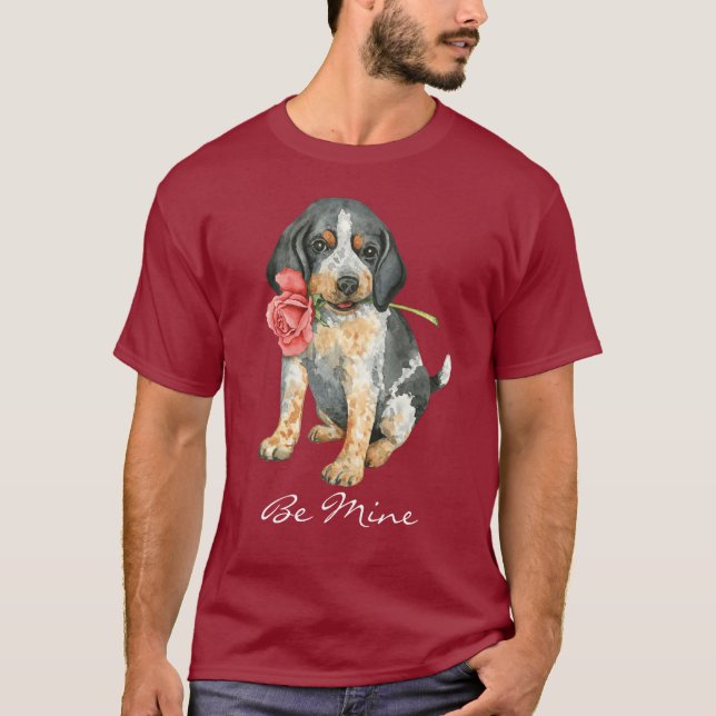 T-shirt Valentine Rose Bluetick (Devant)