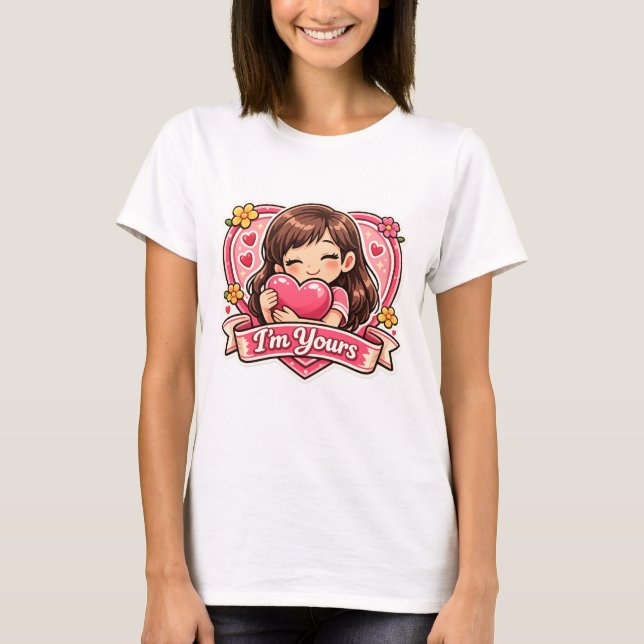 T-shirt Valentine’s Day Gift For her (Devant)