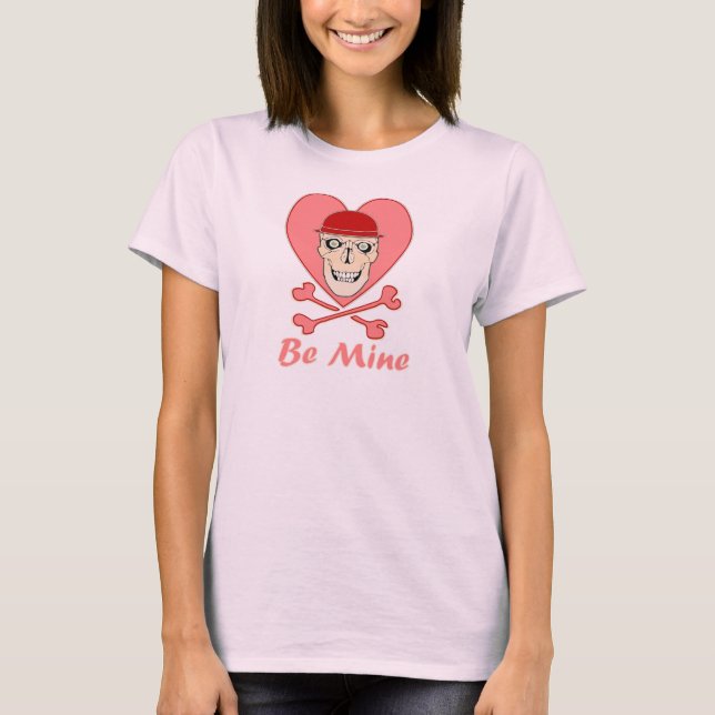 T-shirt Valentine Skull (Devant)