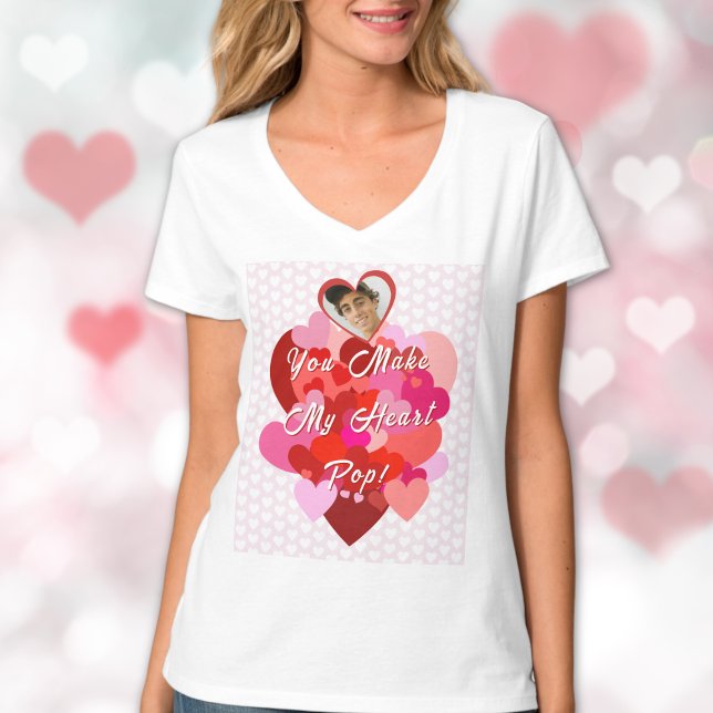 T-shirt Valentine Tu Fais Mon Coeur Pop (Créateur téléchargé)