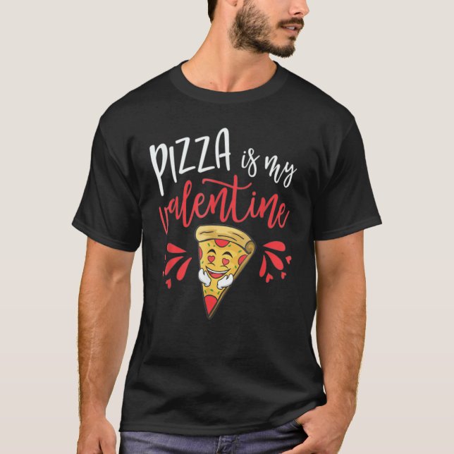 T-shirt Valentines Day  Boys Kids Pizza Is My Valentine 1 (Devant)