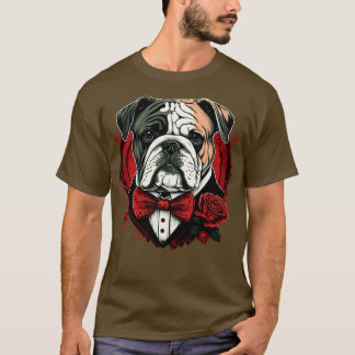 T-shirt Valentines Day Bulldog 3