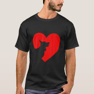 T-shirt Valentines Day Coeurs rétro Corgi Chien Chiot Aman