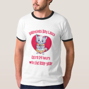 T-shirt Valentines Day dure 24 heures supplémentaires dans