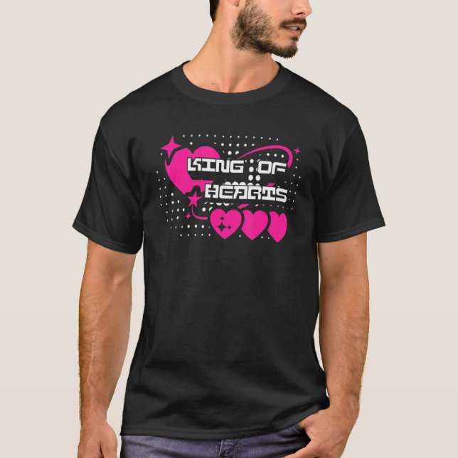 T-shirt Valentines Day King Of Hearts 1 (Devant)