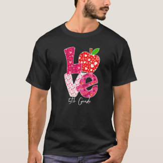 T-shirt Valentines Day Love 5th Grade Squad Teacher Kids O